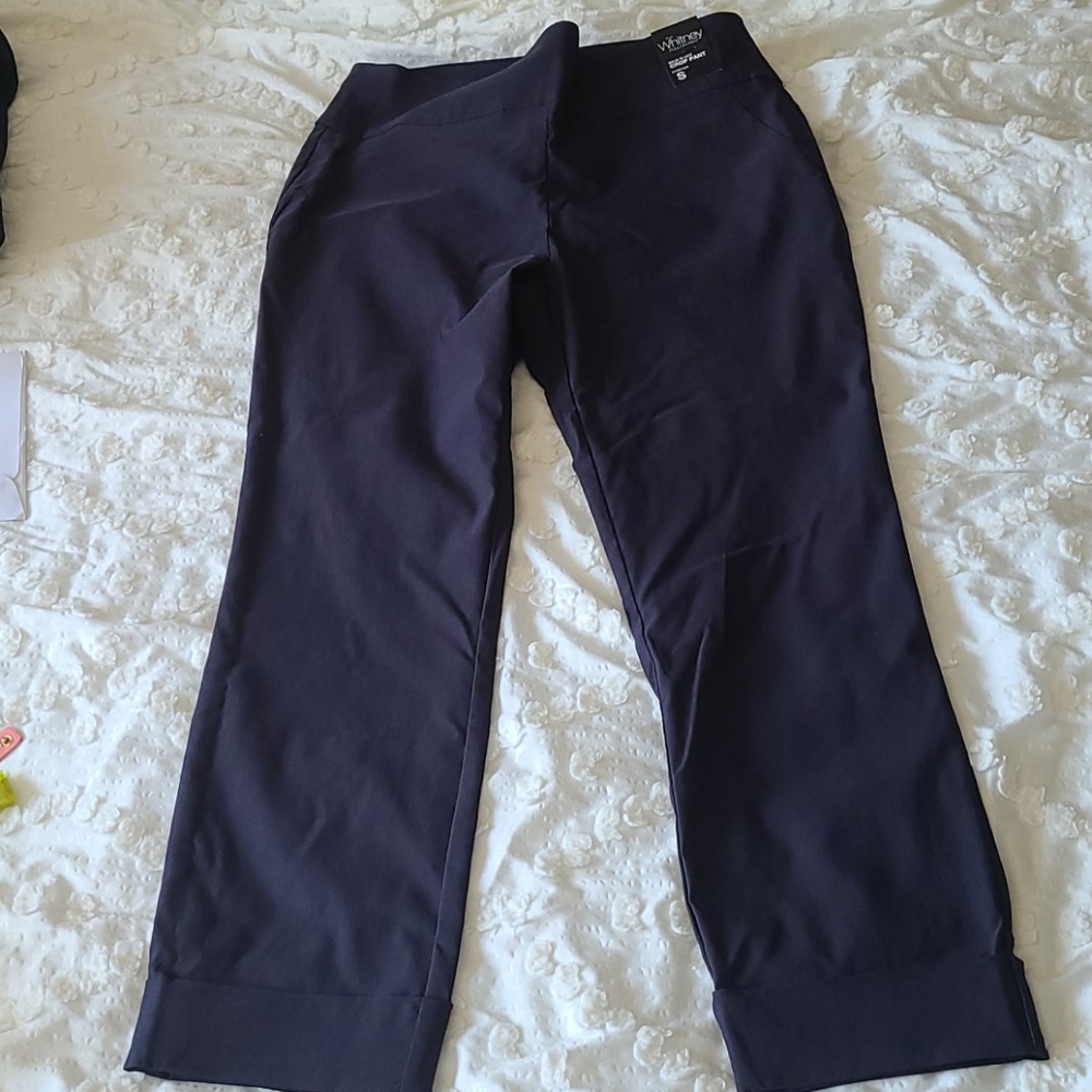 Ny and co womens dress crop pants. Pull on. Small